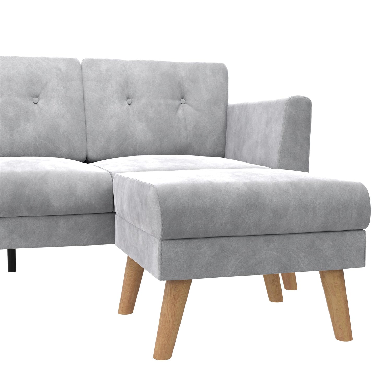 Gloria Sofa Sectional - Light Gray