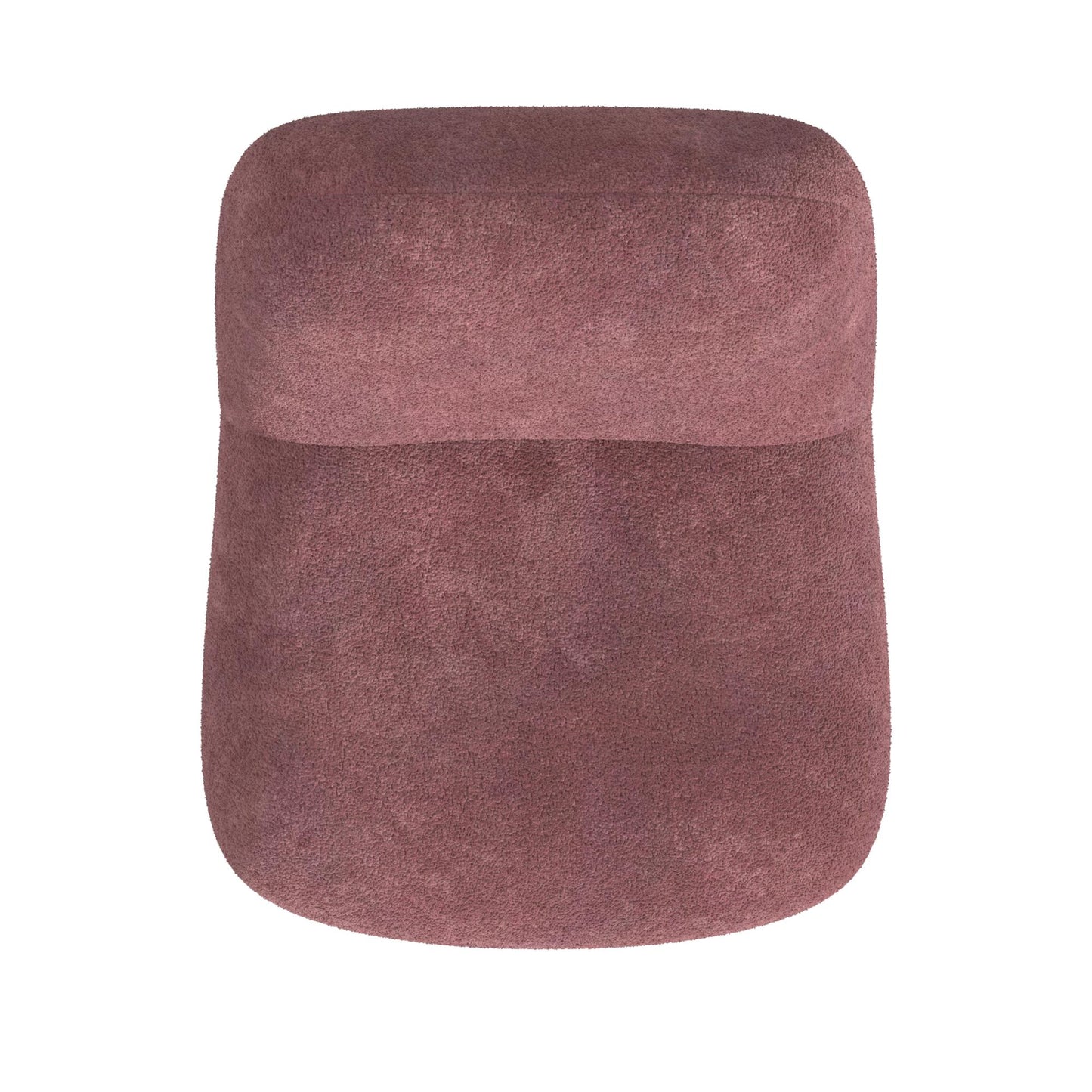Crosby Boucle Swivel Chair - Berry