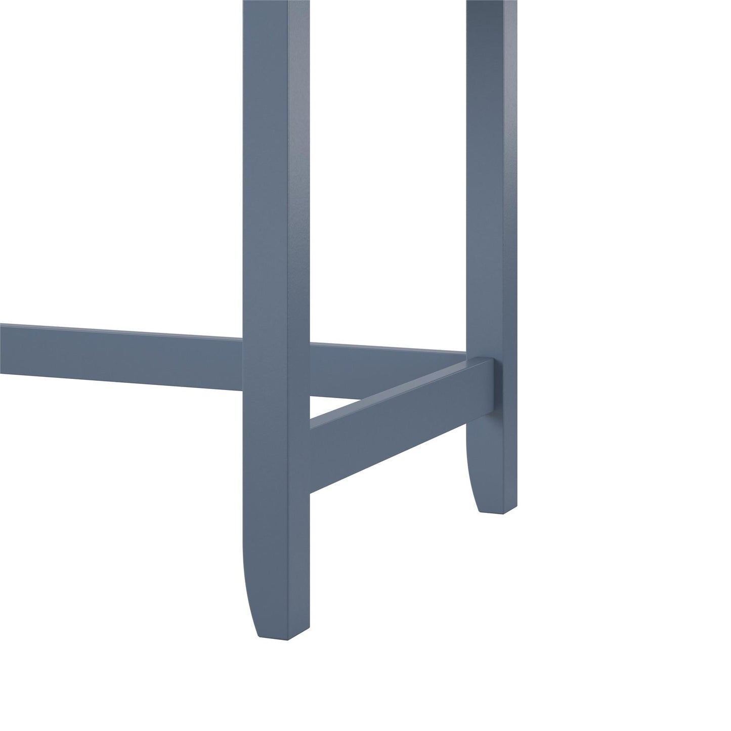 Her Majesty 2 Drawer Writing Desk, Blue - Blue