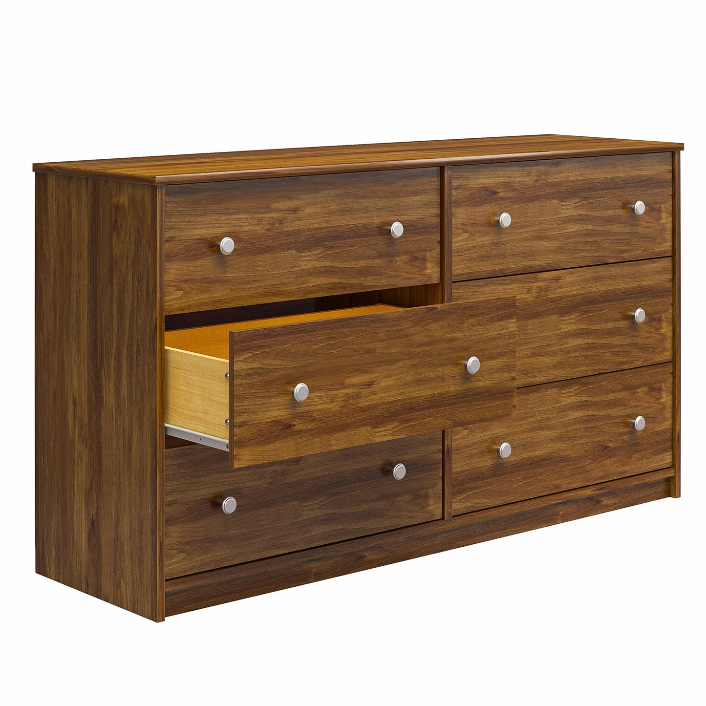 Ellwyn 6 Drawer Wide Dresser with Included Wall Anchor Kit - Bank Alder