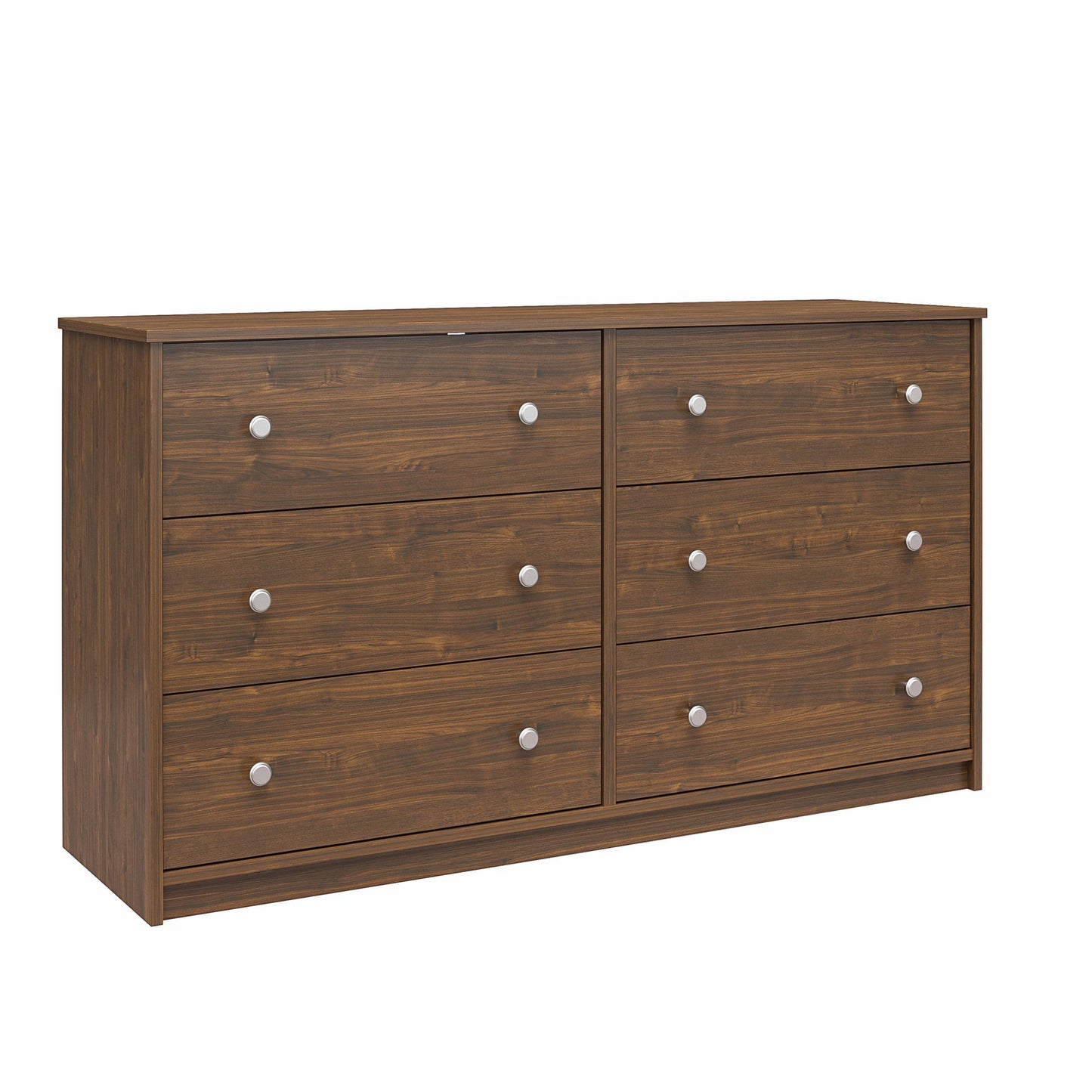Ellwyn 6 Drawer Wide Dresser with Included Wall Anchor Kit - Saint Walnut