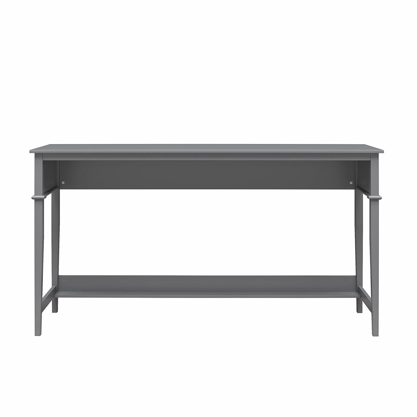 Franklin Painted Sofa Table / Extra Wide Desk with Foot Rest - Gray