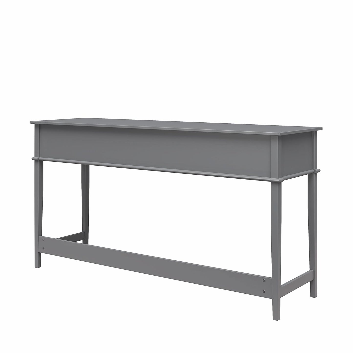 Franklin Painted Sofa Table / Extra Wide Desk with Foot Rest - Gray