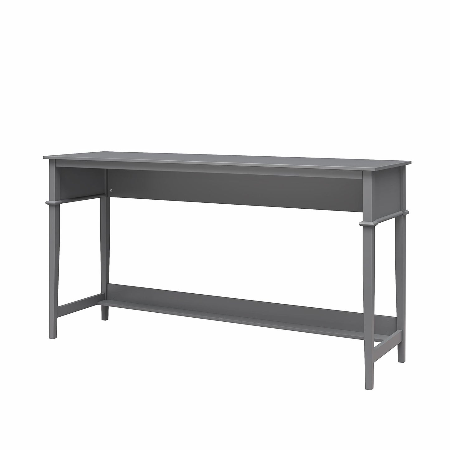 Franklin Painted Sofa Table / Extra Wide Desk with Foot Rest - Gray