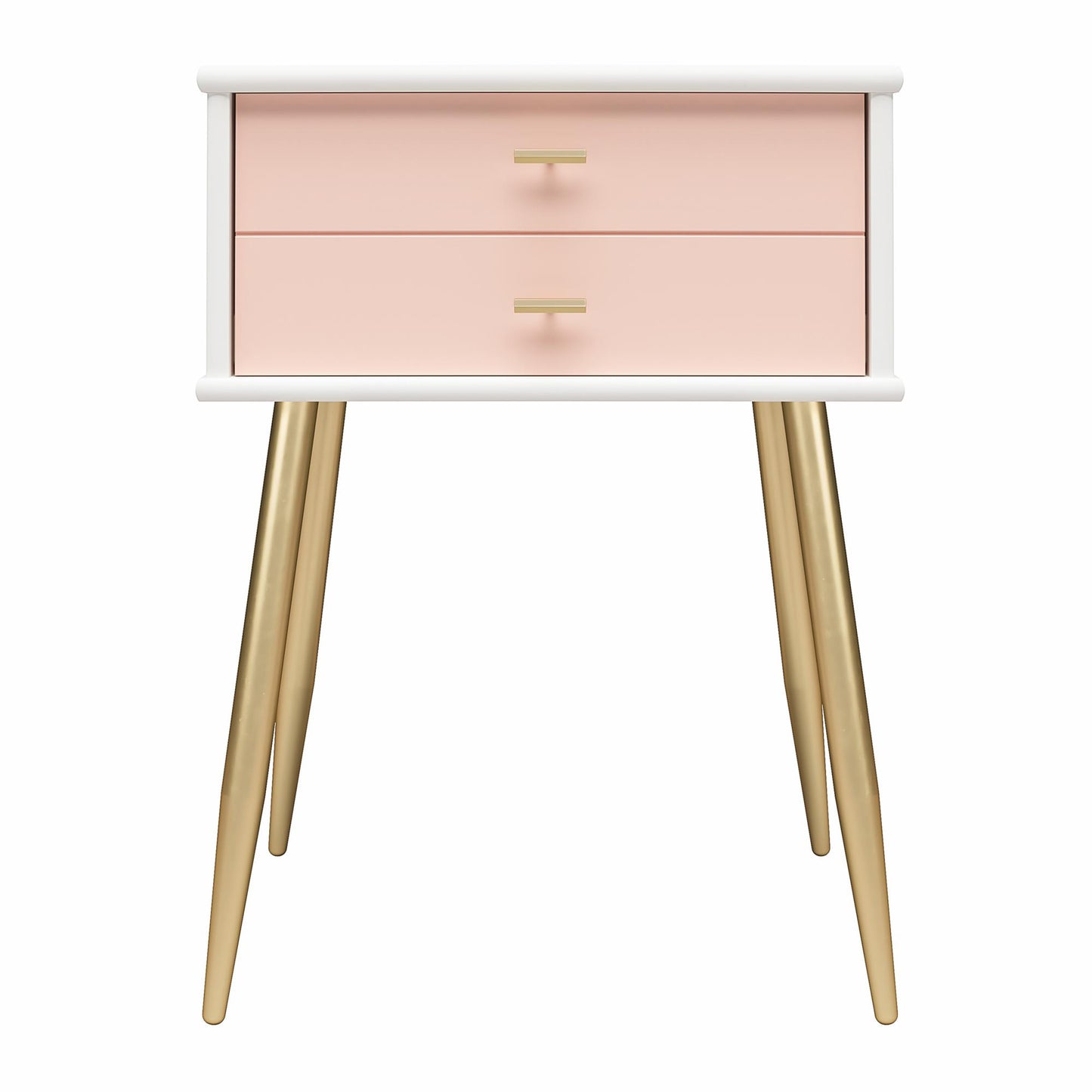 Little Seeds Valentina 1 Drawer Nightstand - Pale Pink