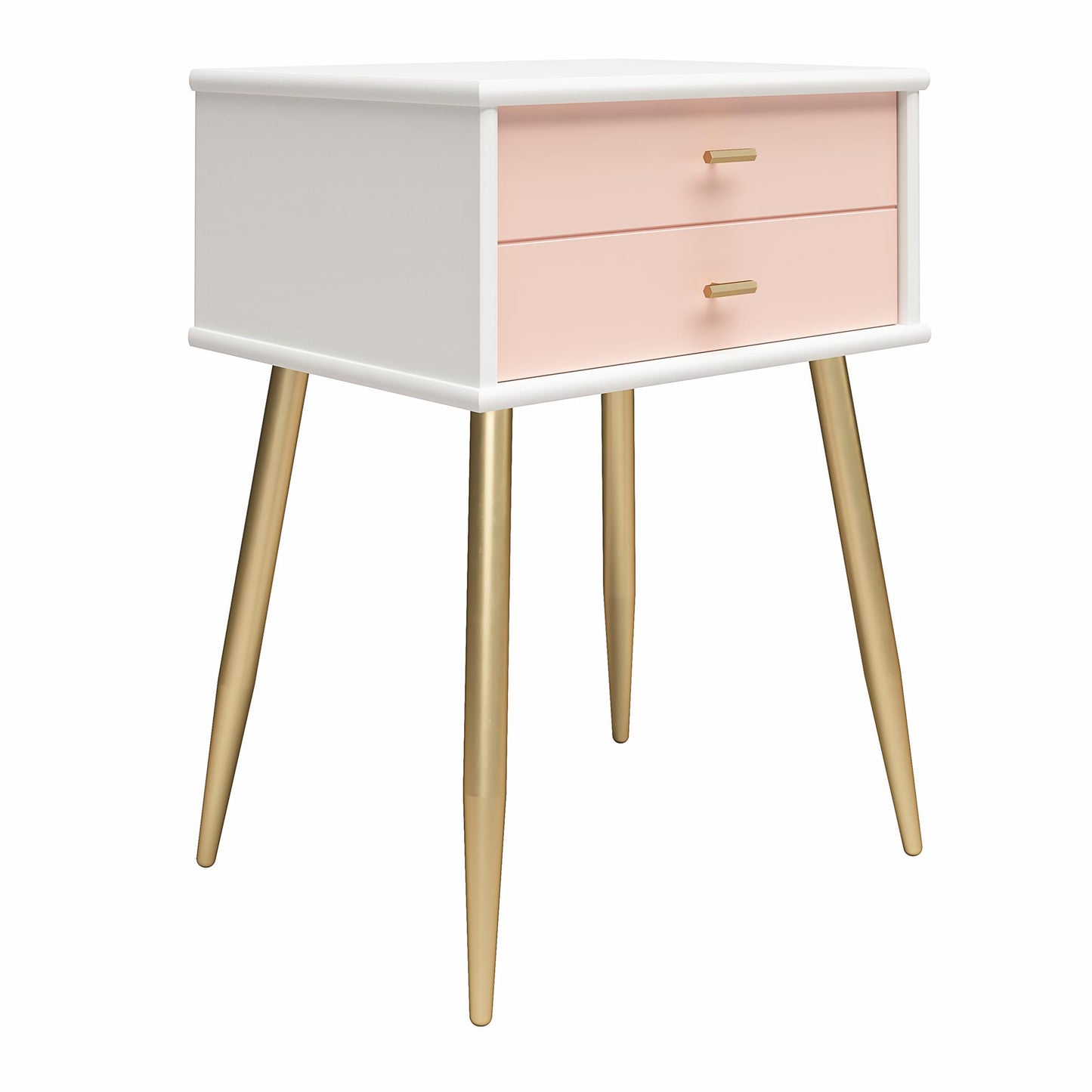 Little Seeds Valentina 1 Drawer Nightstand - Pale Pink