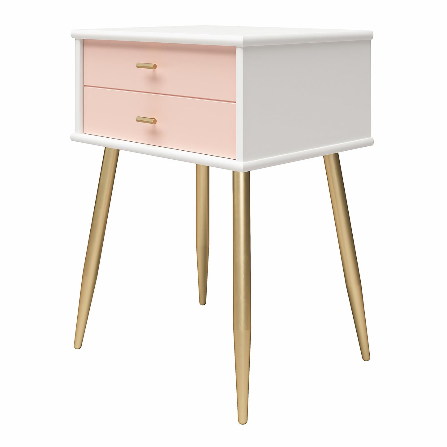 Little Seeds Valentina 1 Drawer Nightstand - Pale Pink
