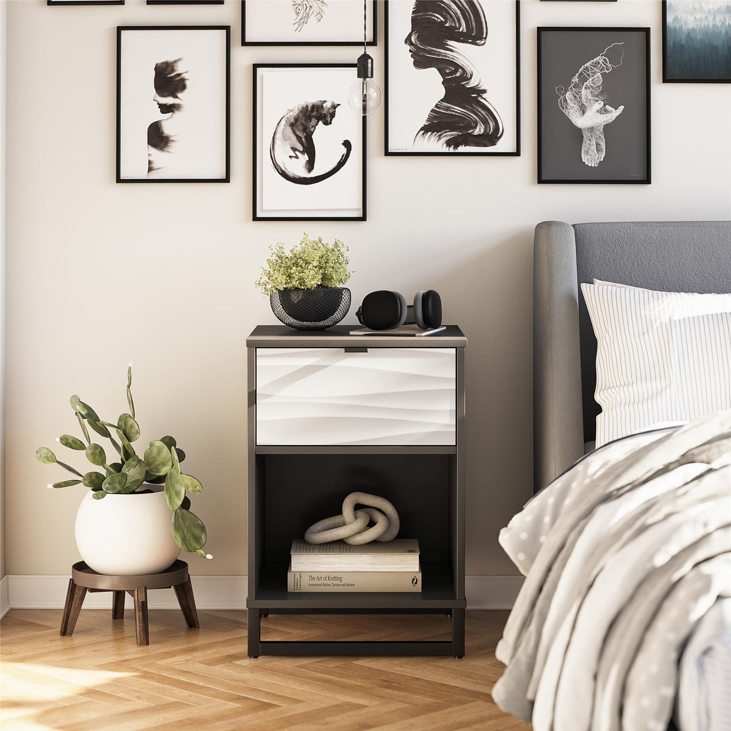 Monterey Nightstand - Graphite