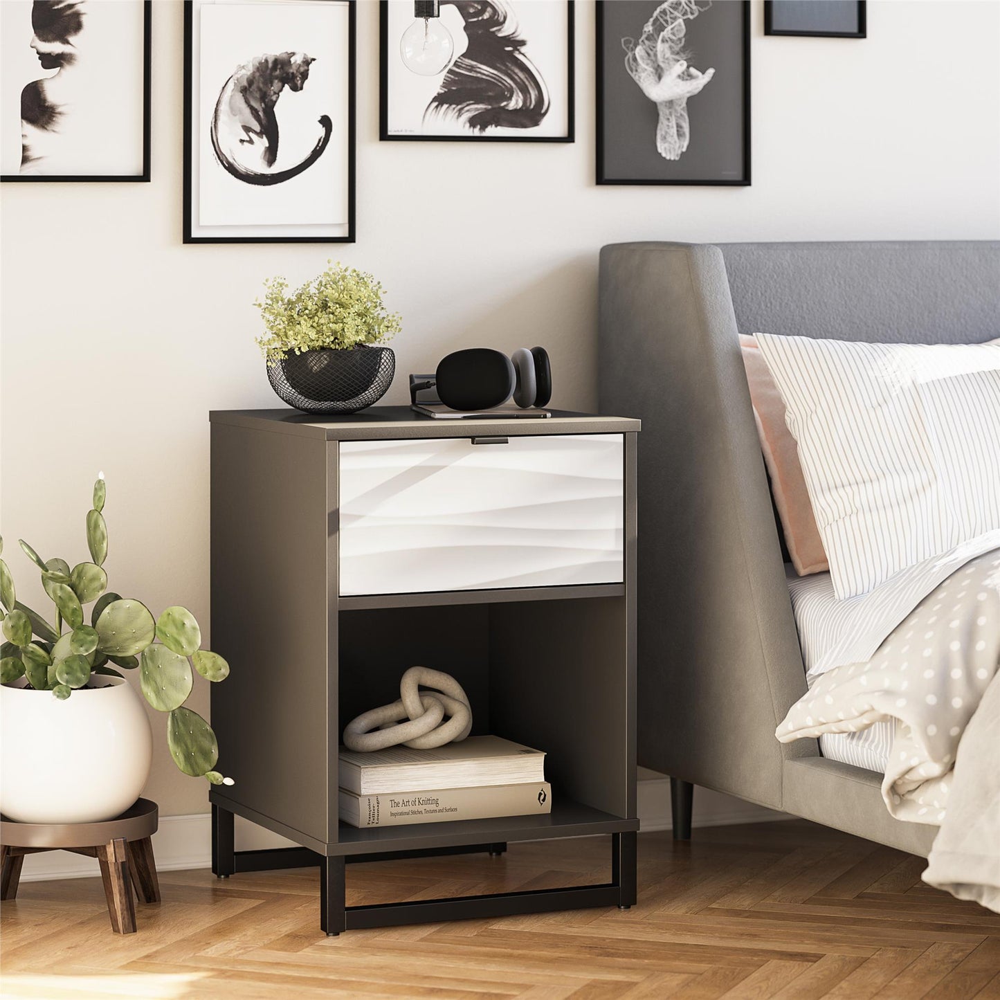 Monterey Nightstand - Graphite