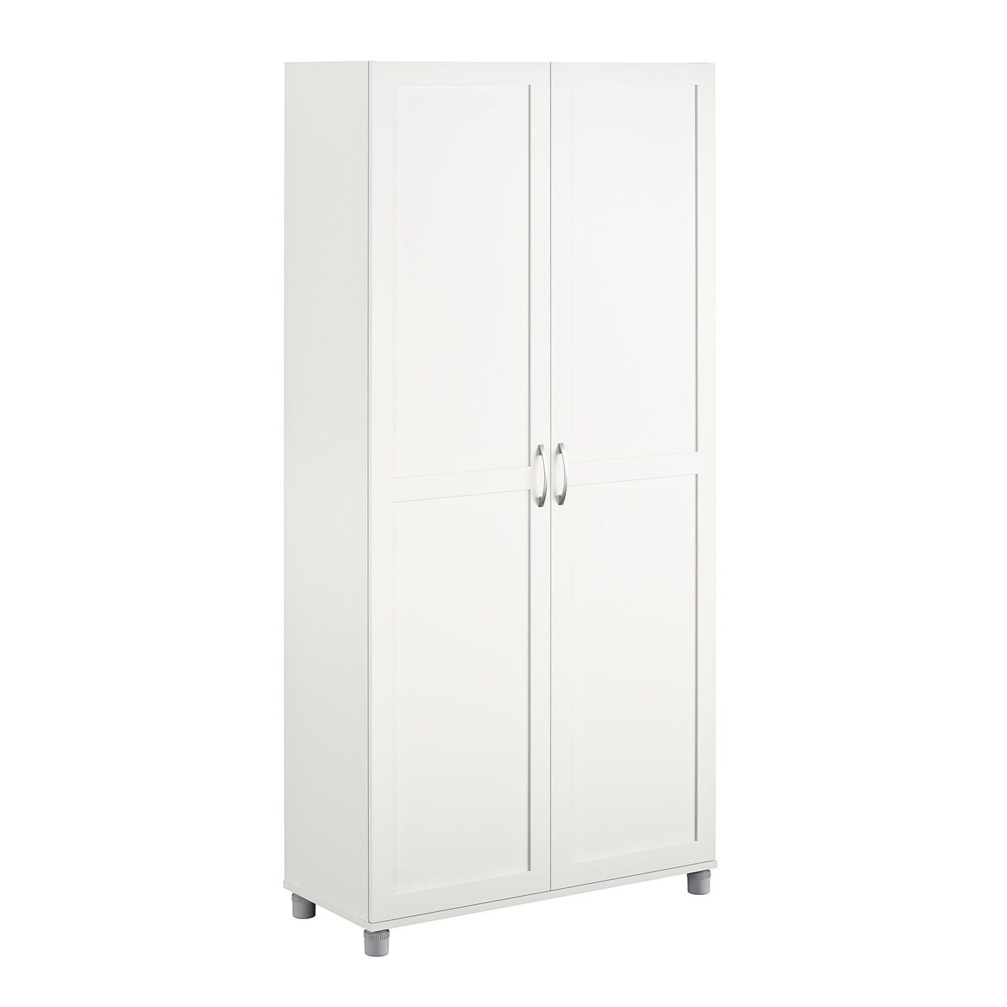 Lory Framed 36In Utility Cabinet - White