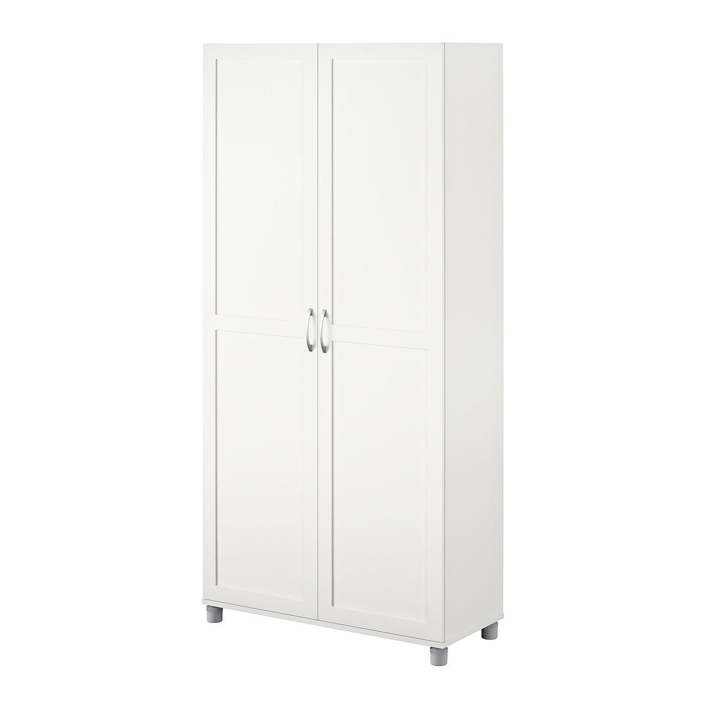 Lory Framed 36In Utility Cabinet - White