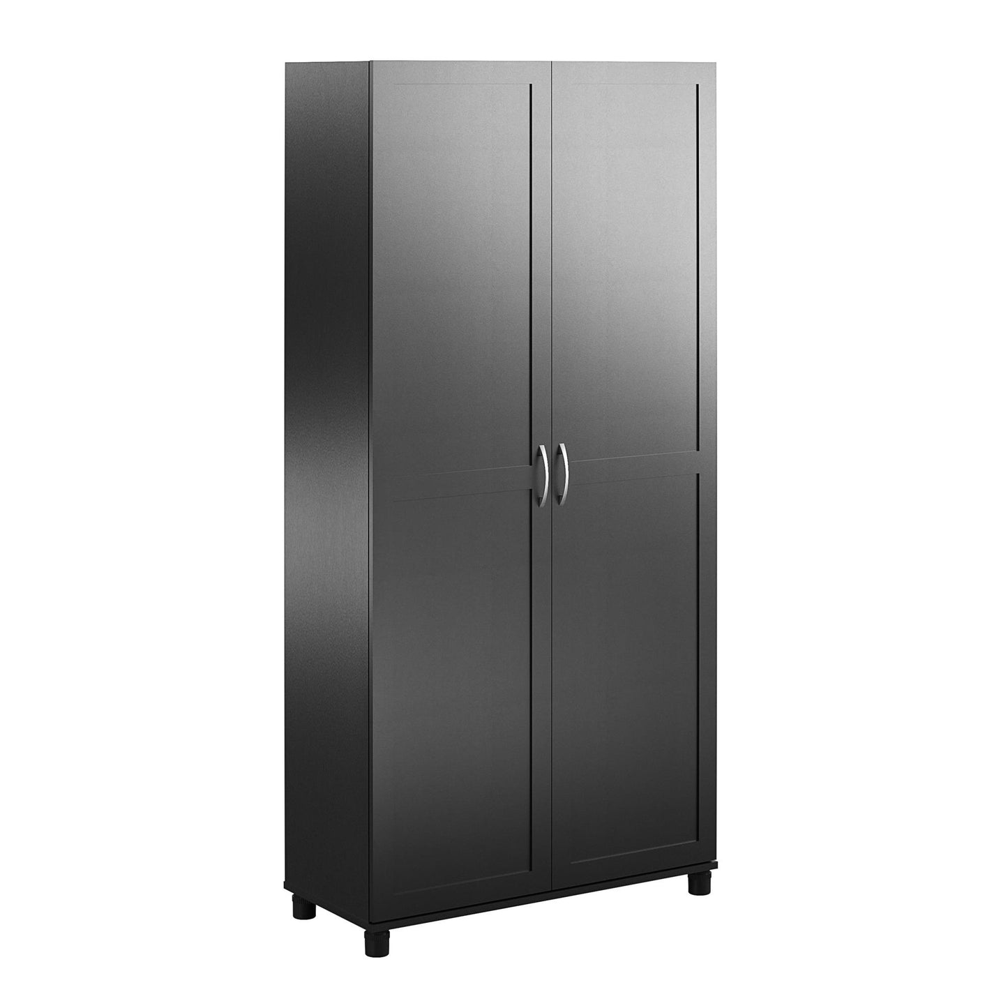 Lory Framed 36In Utility Cabinet - Black