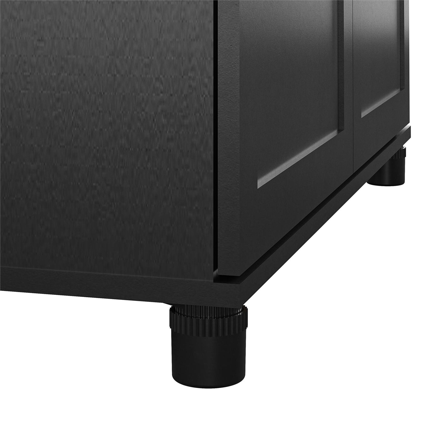 Lory Framed 36In Utility Cabinet - Black