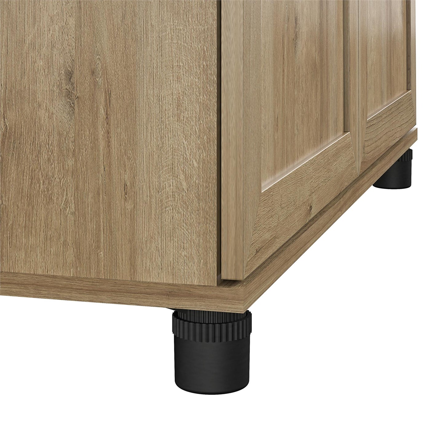 Lory Framed 36" Utility Cabinet, Natural - Natural