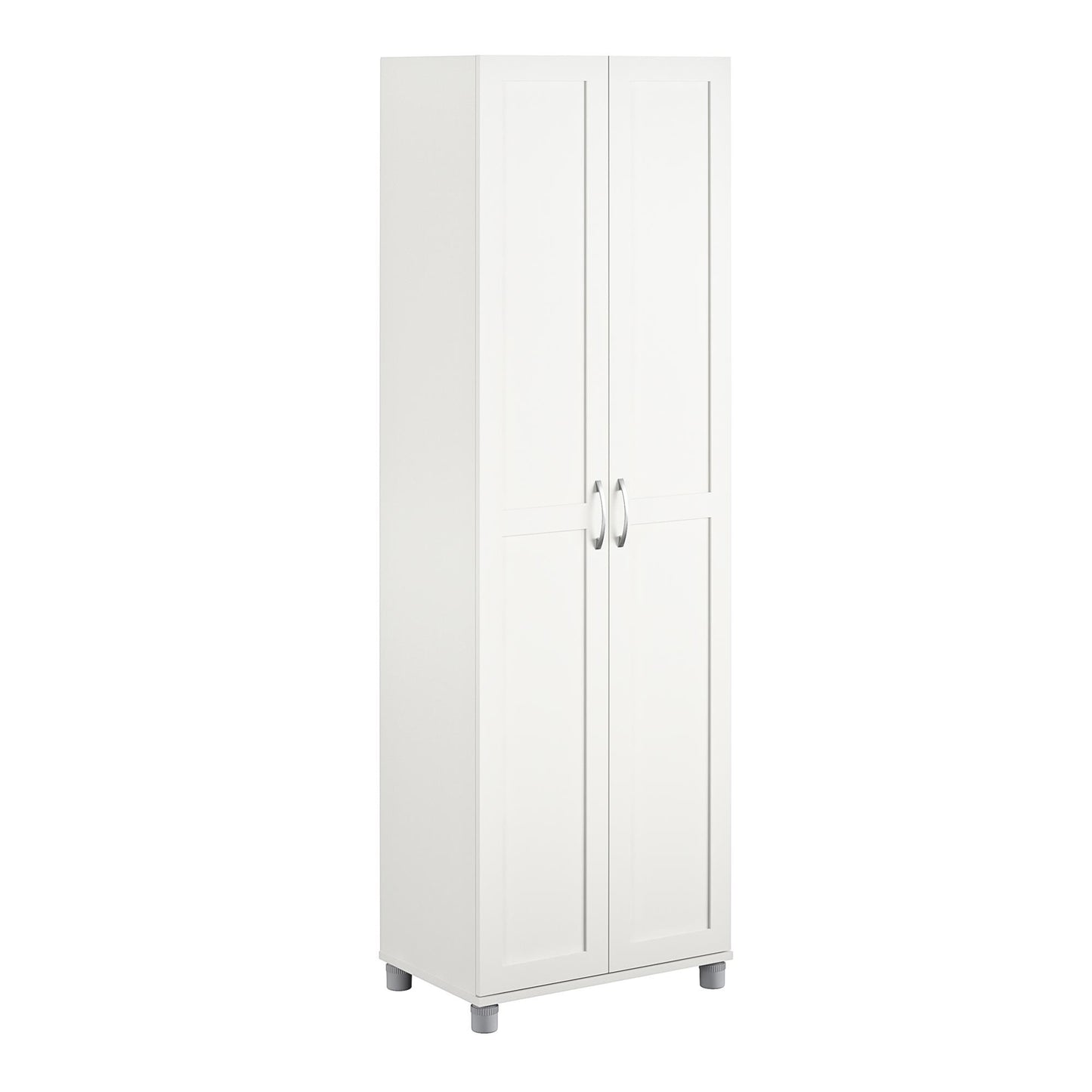 Lory Framed 24In Utility Cabinet - White