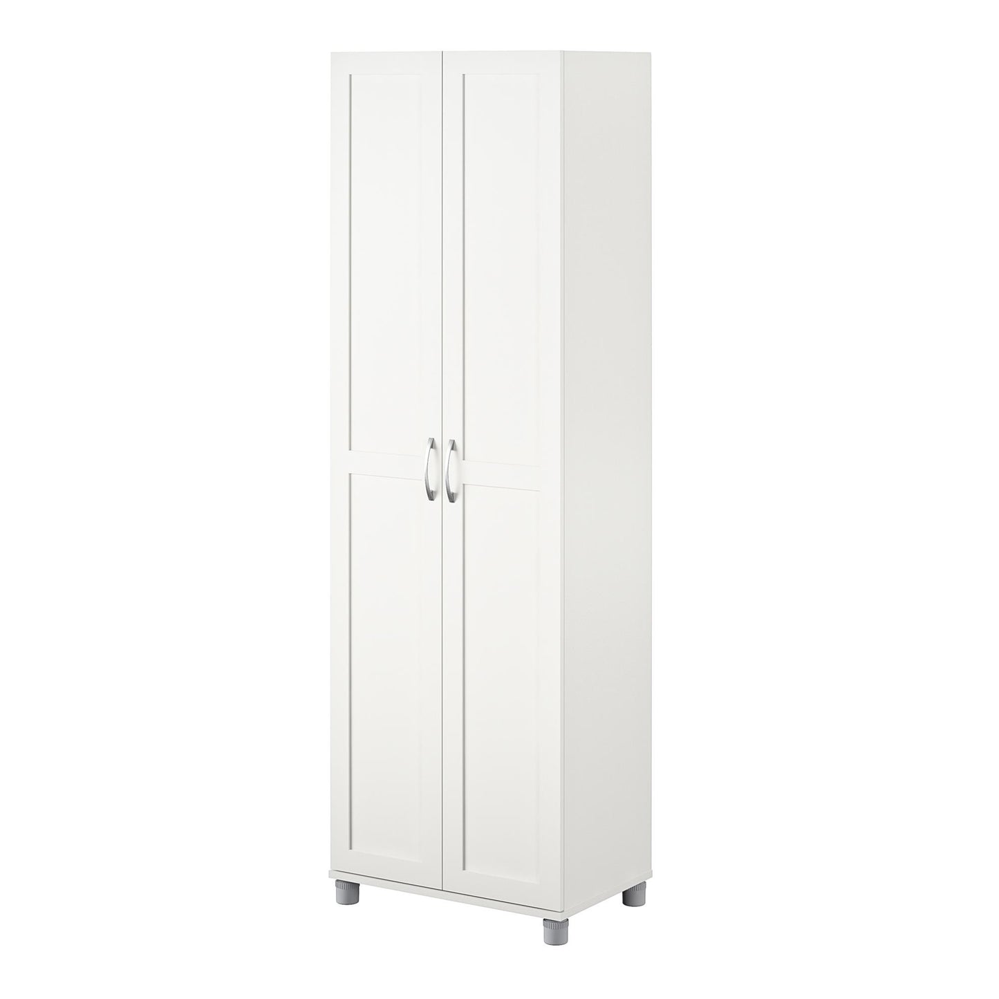 Lory Framed 24In Utility Cabinet - White