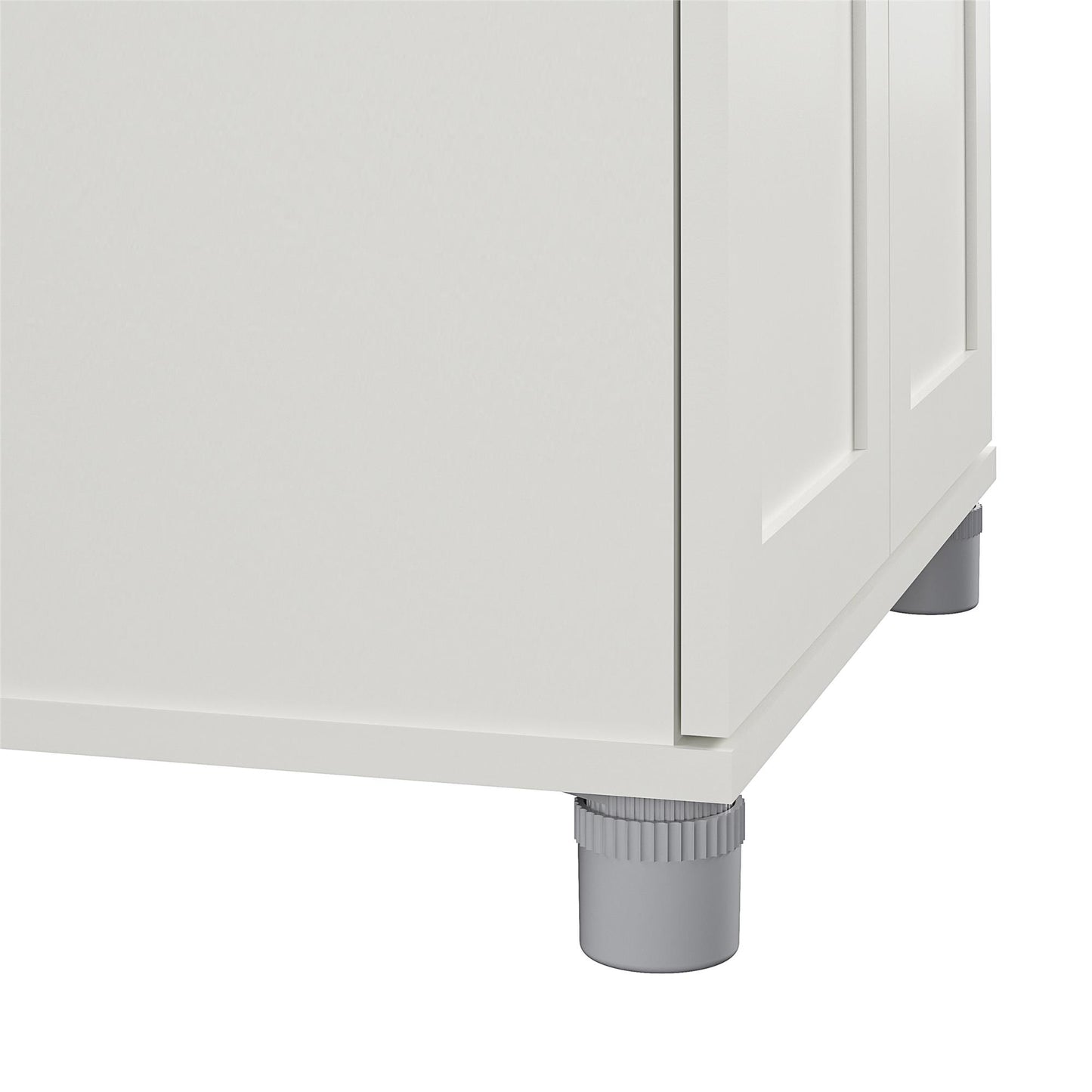 Lory Framed 24In Utility Cabinet - White
