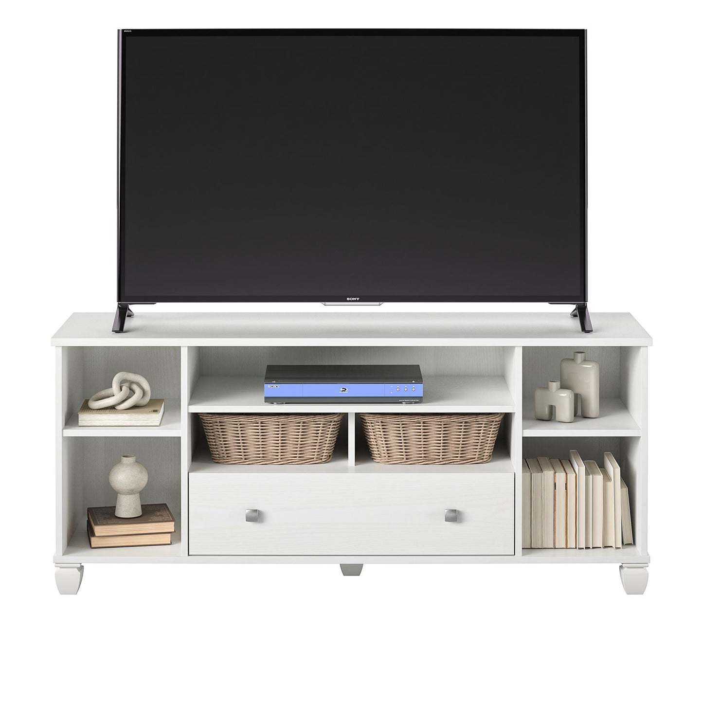 Brett TV Stand for TVs up to 64in - White