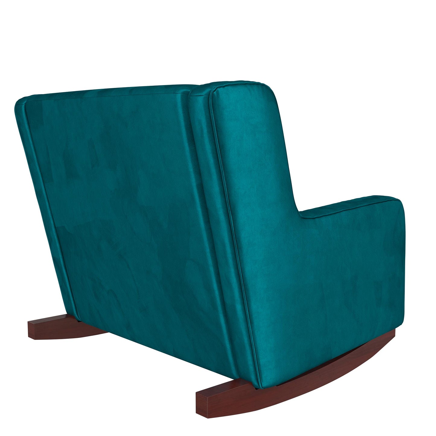 Baby Relax Hadley Upholstered Double Rocker Chair, Green Velvet - Green