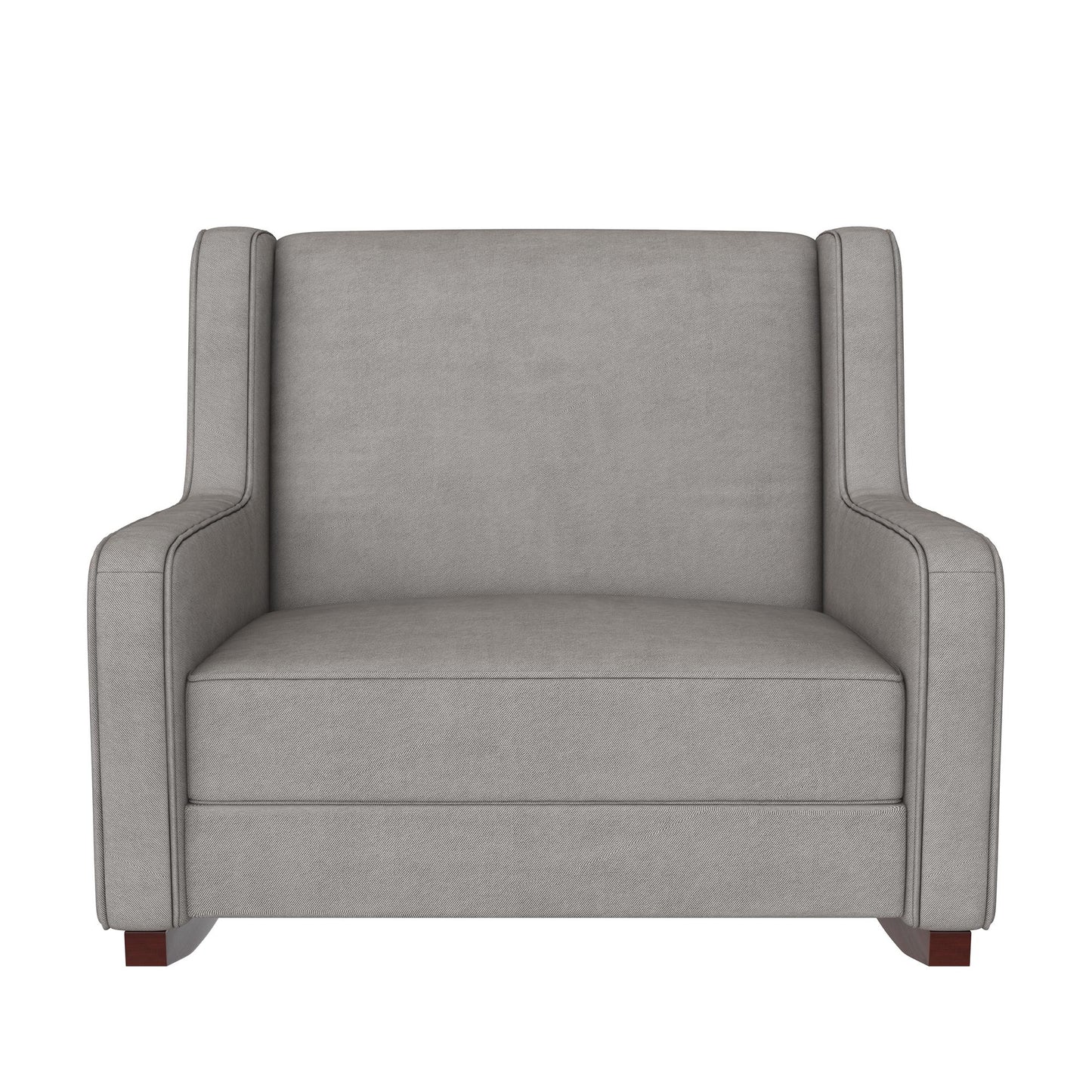 Hadley Double Rocker Chair Extra Wide for Complete Comfort - Taupe