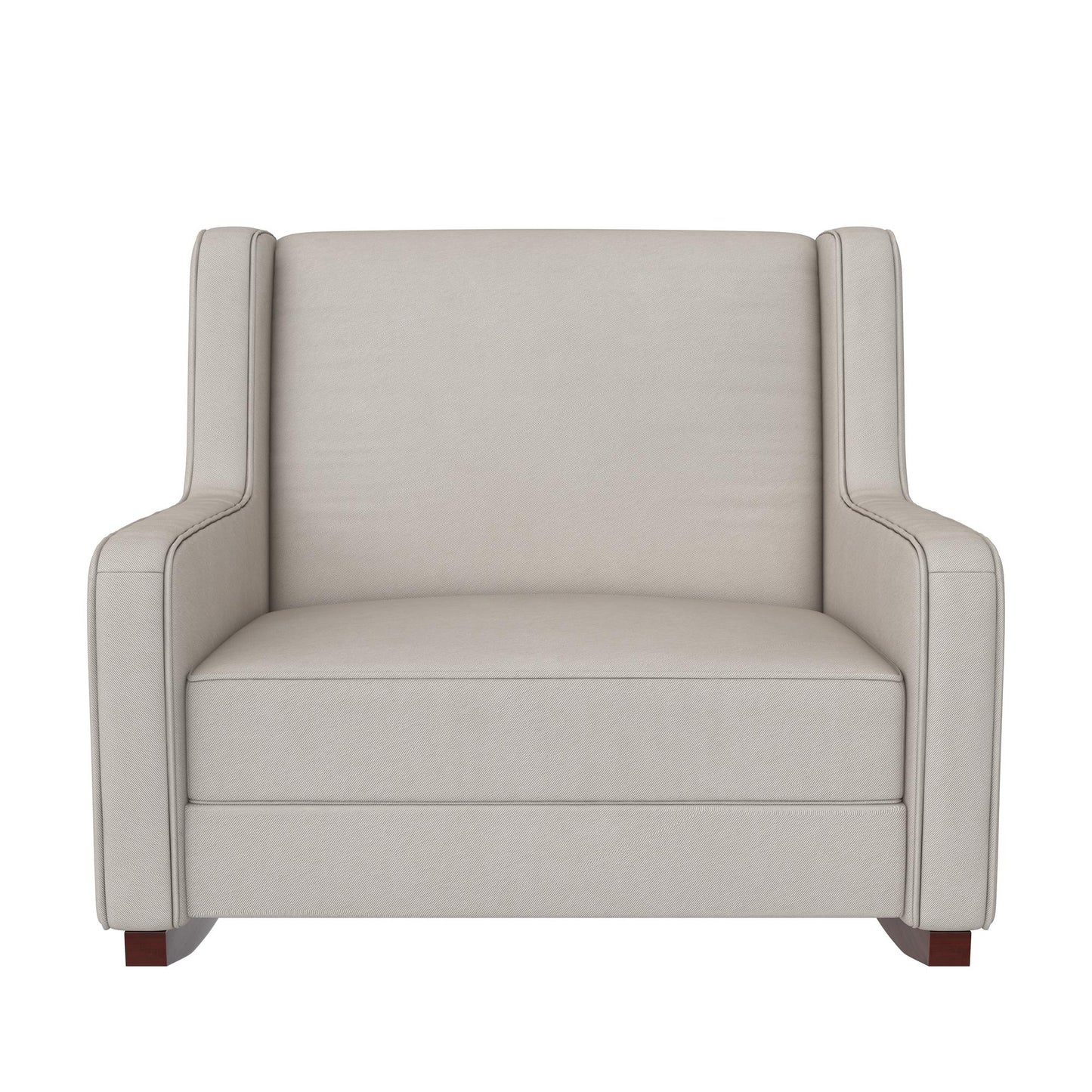 Hadley Double Rocker Chair Extra Wide for Complete Comfort - Beige