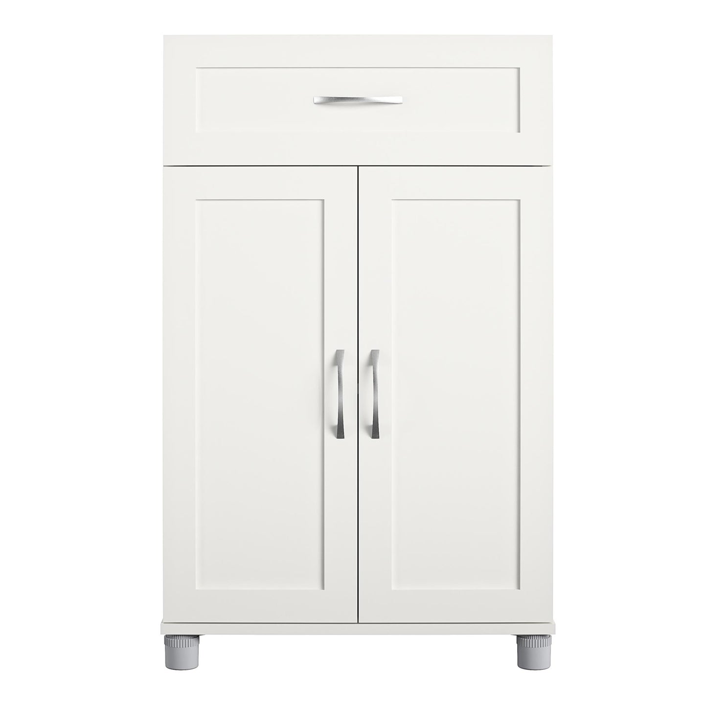 Lory Framed 2 Door/1 Drawer Base Cabinet - White