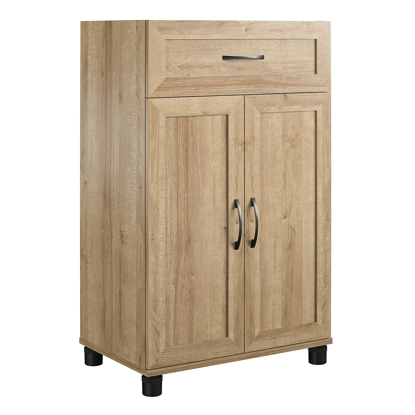 Lory Framed 2 Door/1 Drawer Base Cabinet - Natural