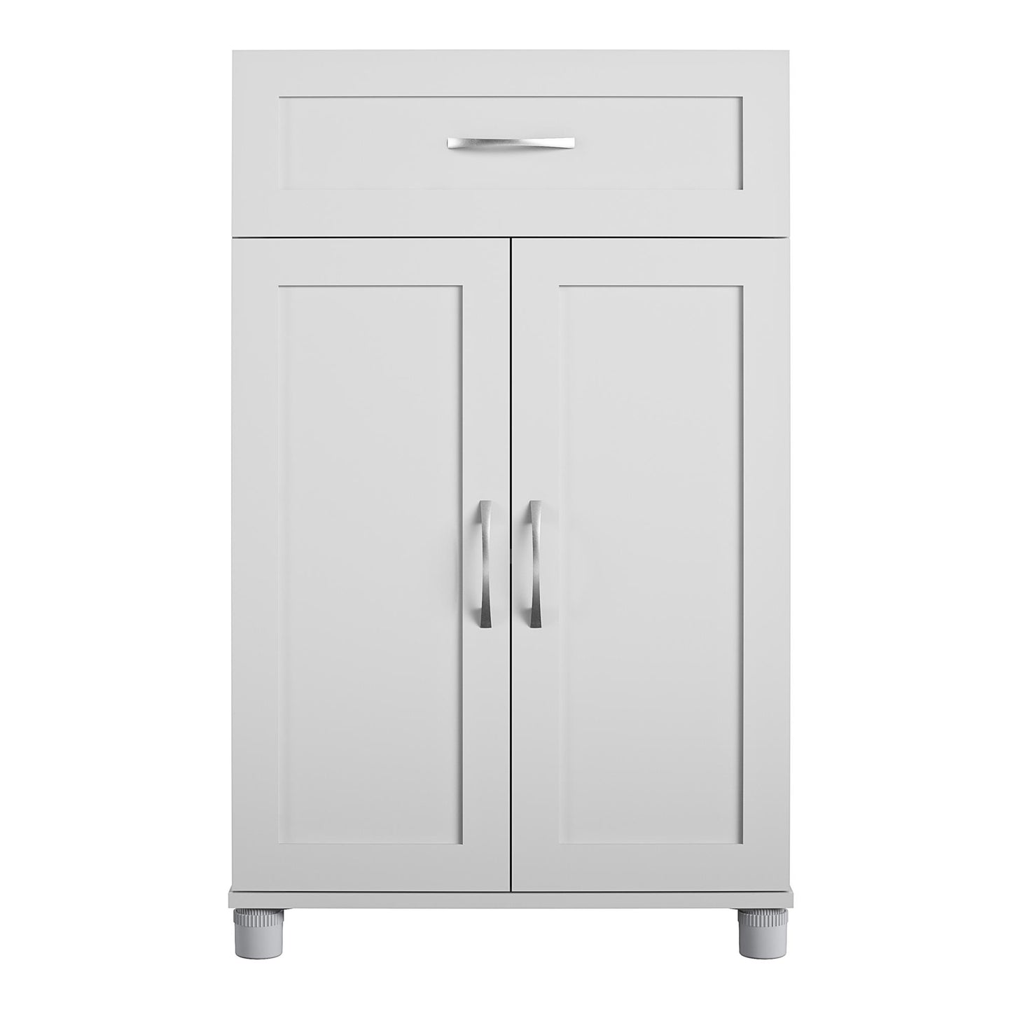 Lory Framed 2 Door/1 Drawer Base Cabinet - Dove Gray