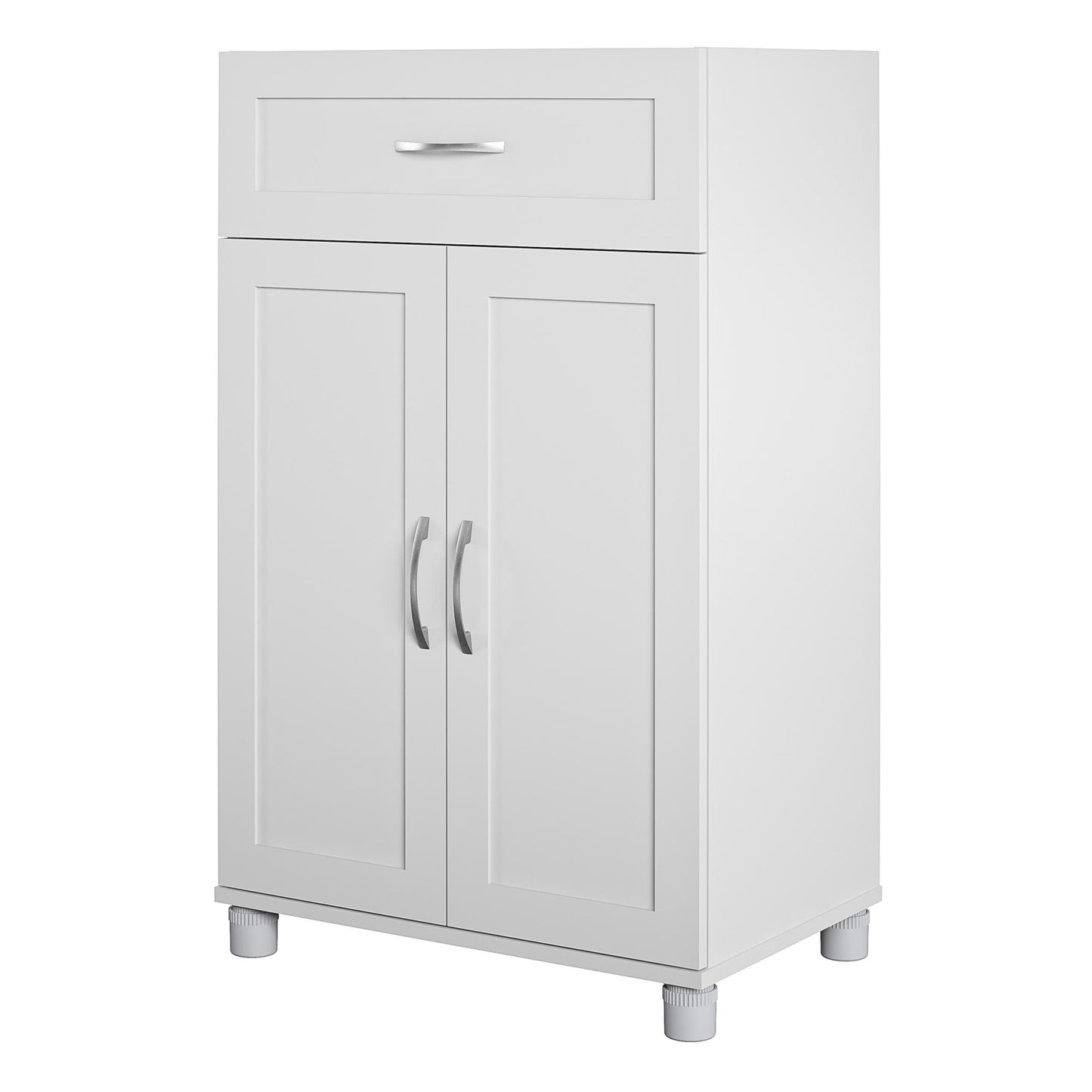 Lory Framed 2 Door/1 Drawer Base Cabinet - Dove Gray
