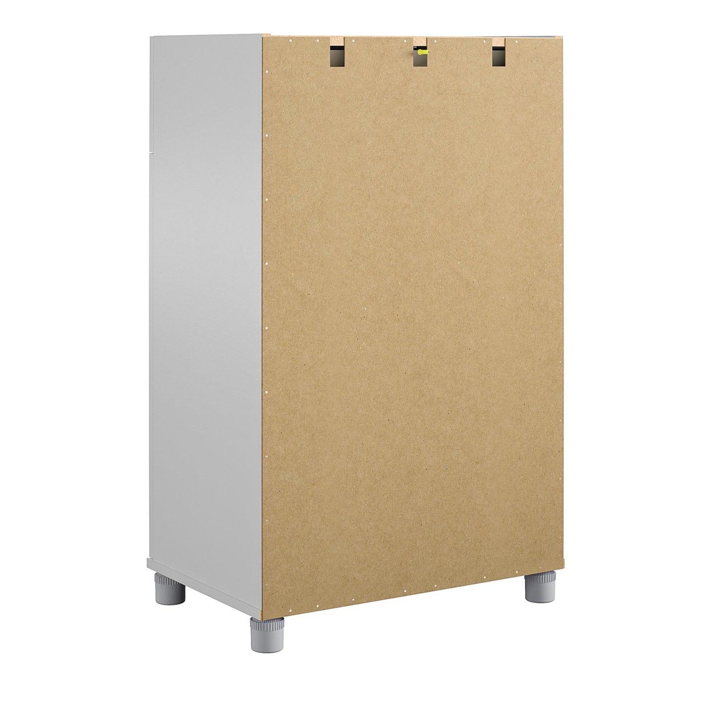 Lory Framed 2 Door/1 Drawer Base Cabinet - Dove Gray