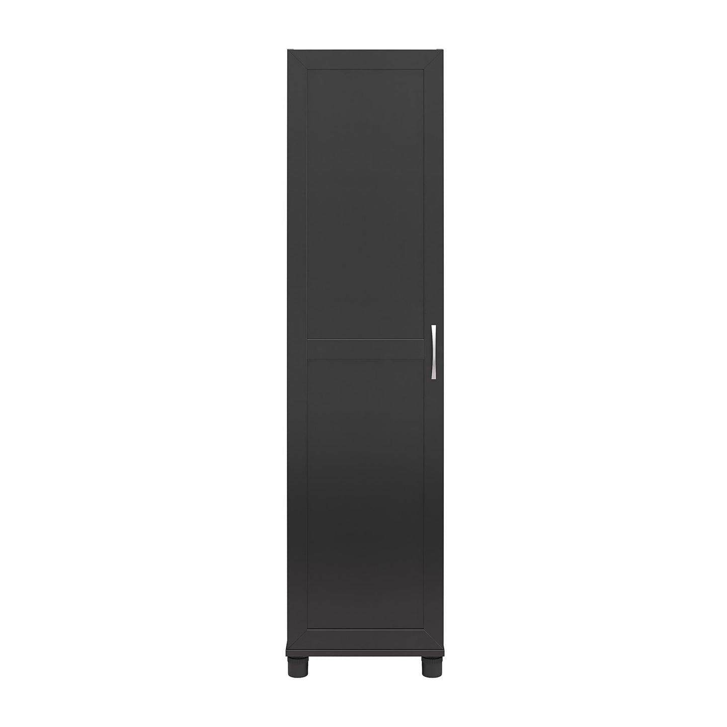 Basin Framed 60" Storage Cabinet - Black