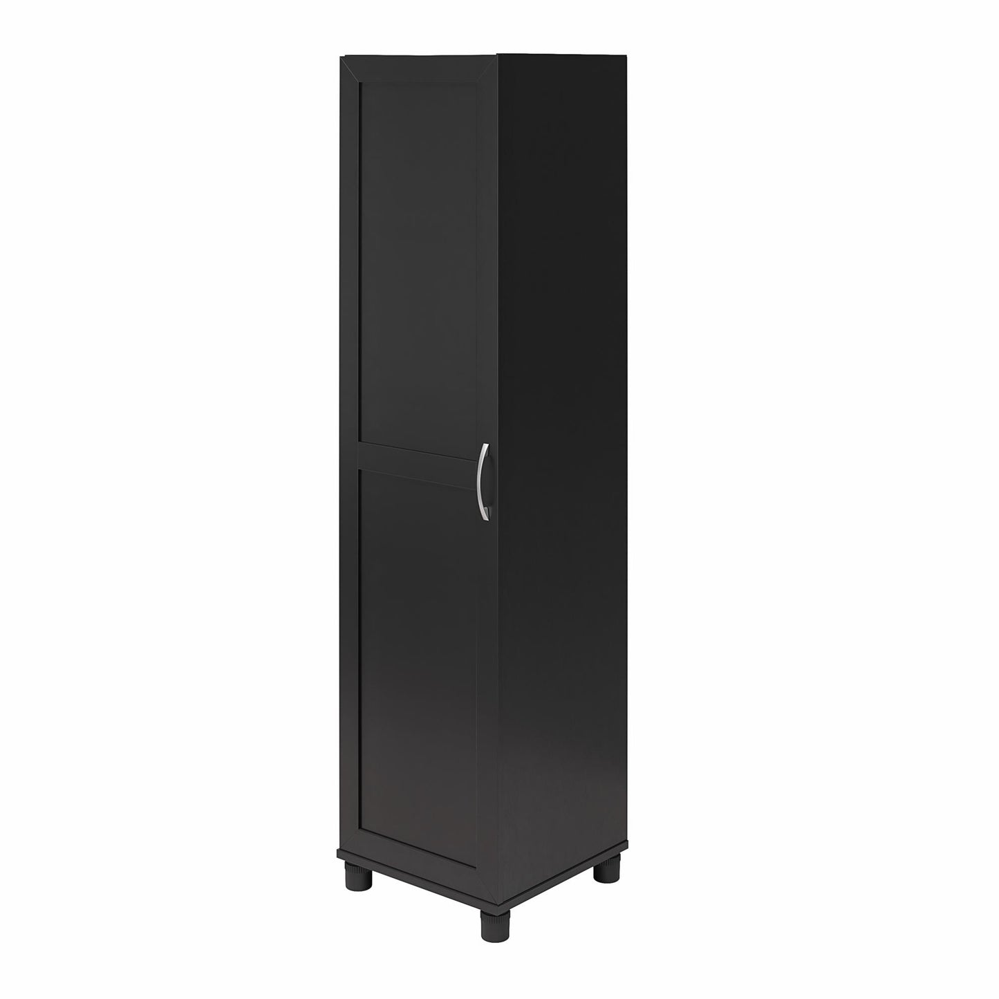 Basin Framed 60" Storage Cabinet - Black
