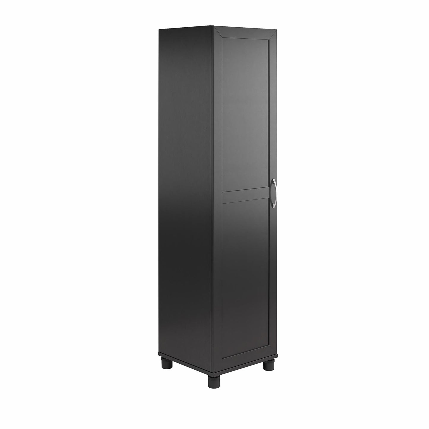 Basin Framed 60" Storage Cabinet - Black