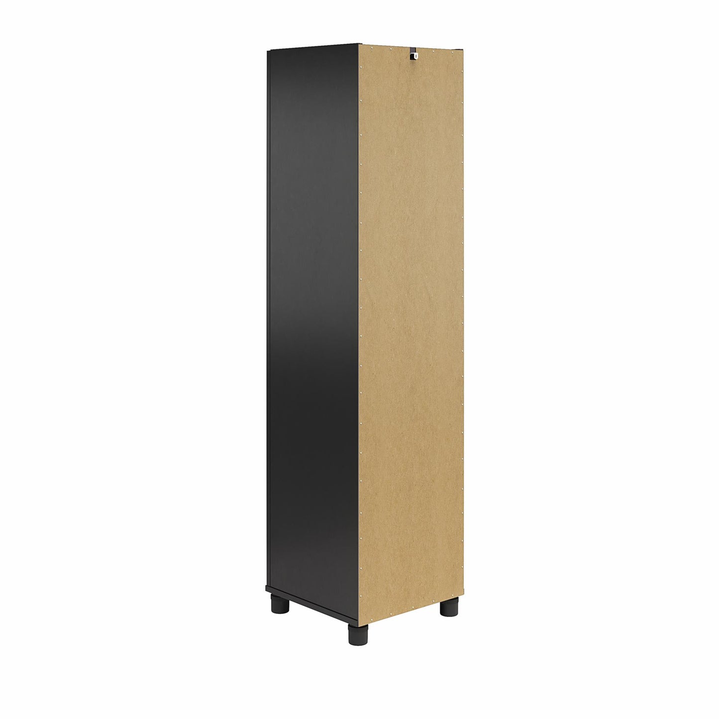 Basin Framed 60" Storage Cabinet - Black