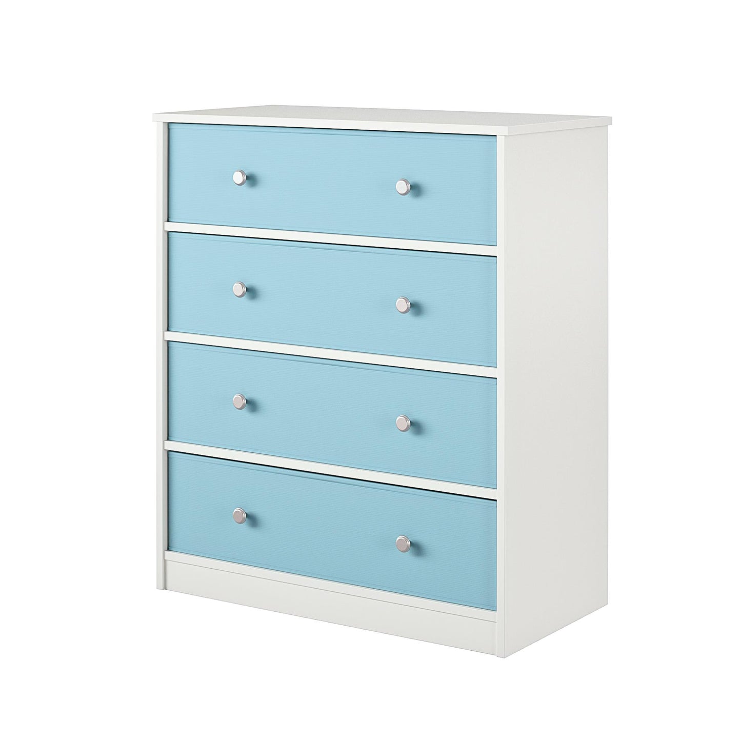 Mya Park Dresser with Fabric Bins - Light Blue