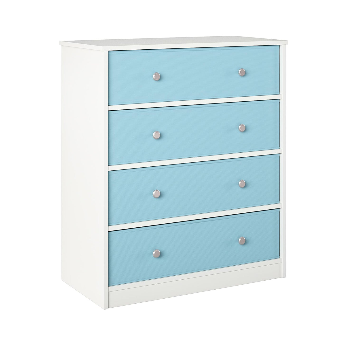 Mya Park Dresser with Fabric Bins - Light Blue