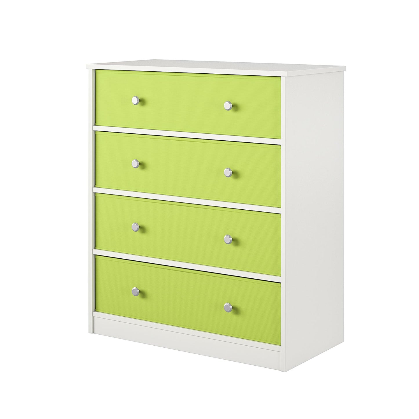 Mya Park Dresser with Fabric Bins - Apple Green