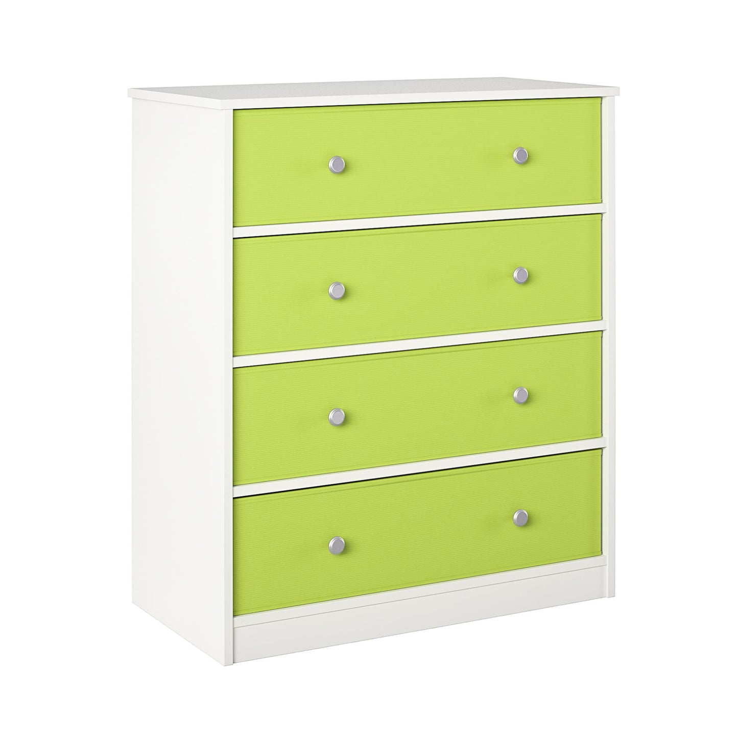 Mya Park Dresser with Fabric Bins - Apple Green