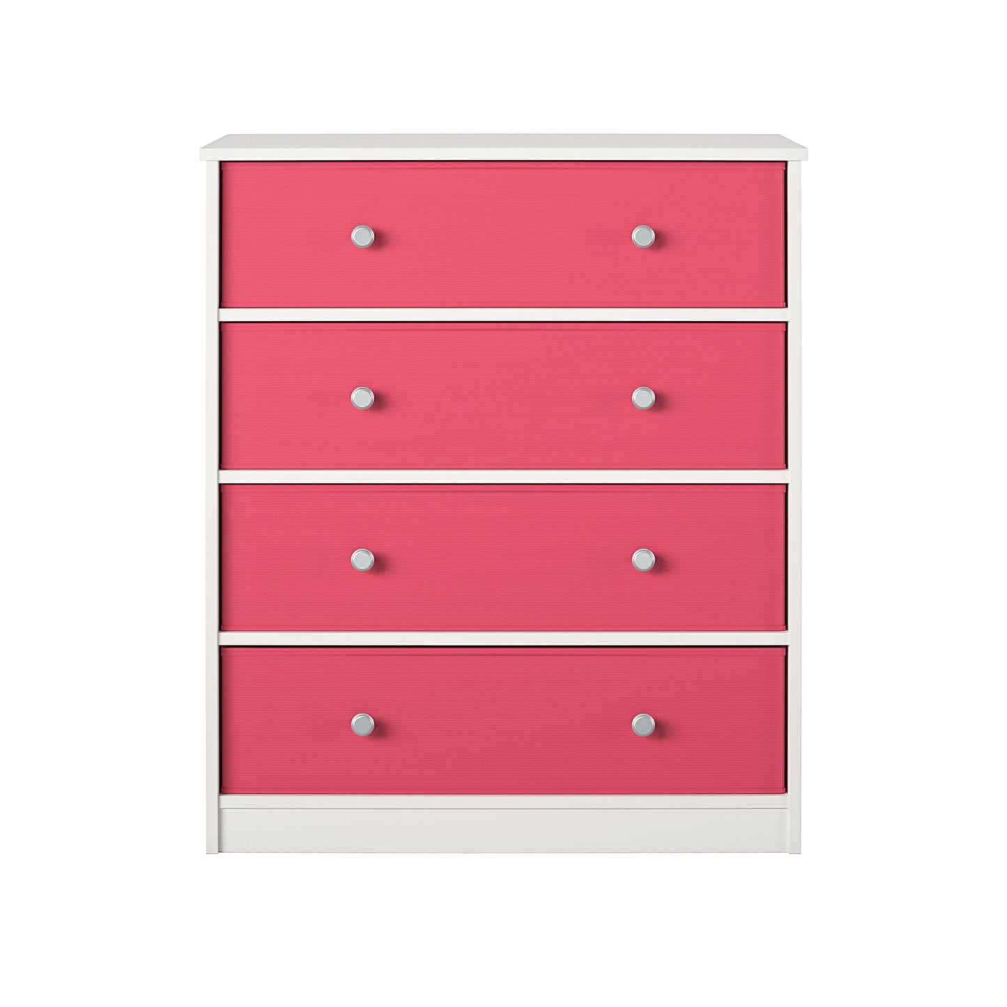 Mya Park Dresser with Fabric Bins - Pink