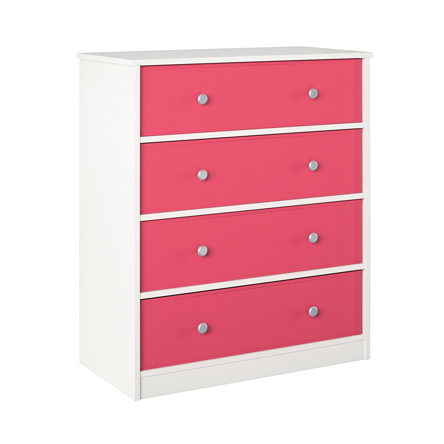 Mya Park Dresser with Fabric Bins - Pink