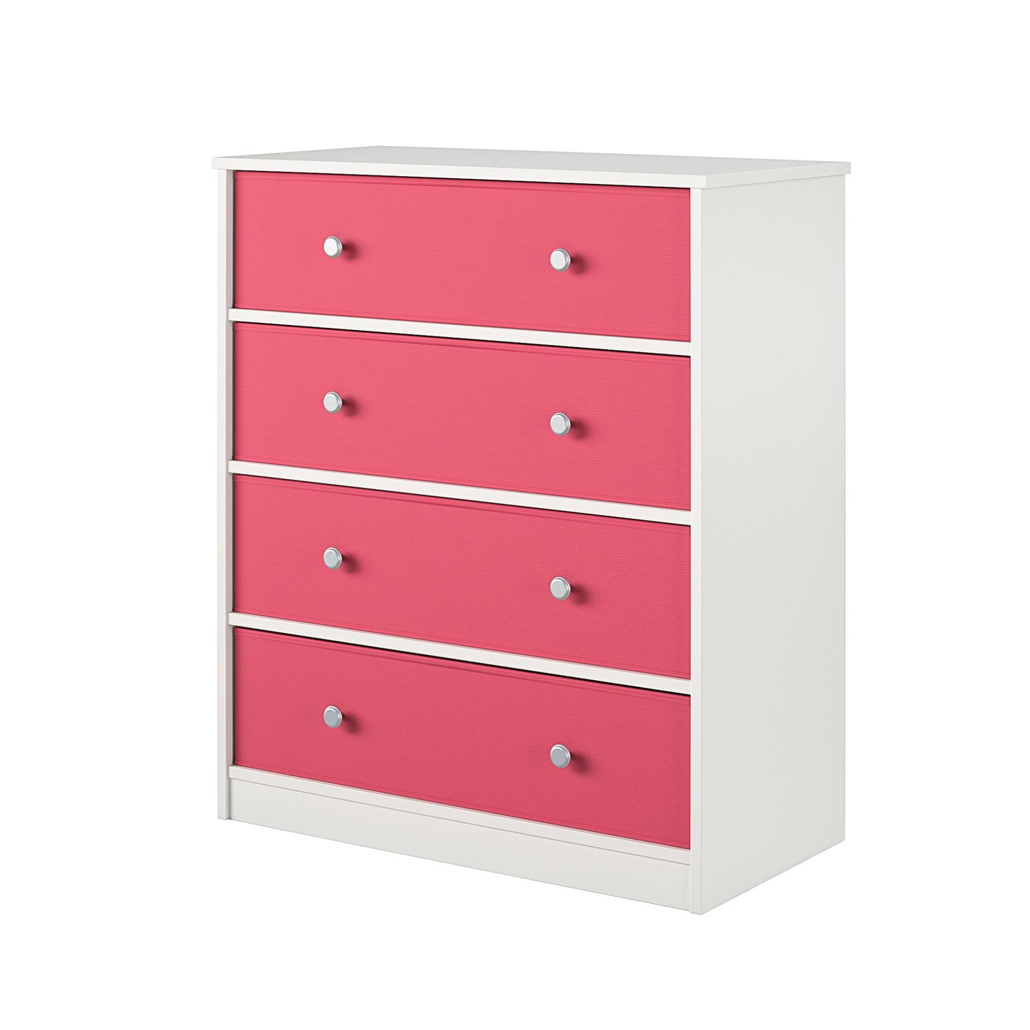Mya Park Dresser with Fabric Bins - Pink
