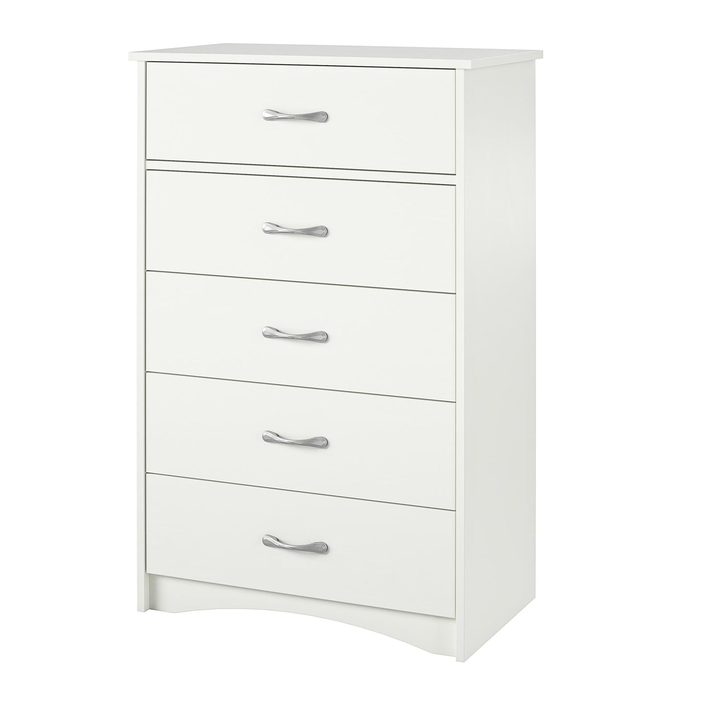 Jerry Hill 5 Drawer Dresser - Ivory Oak