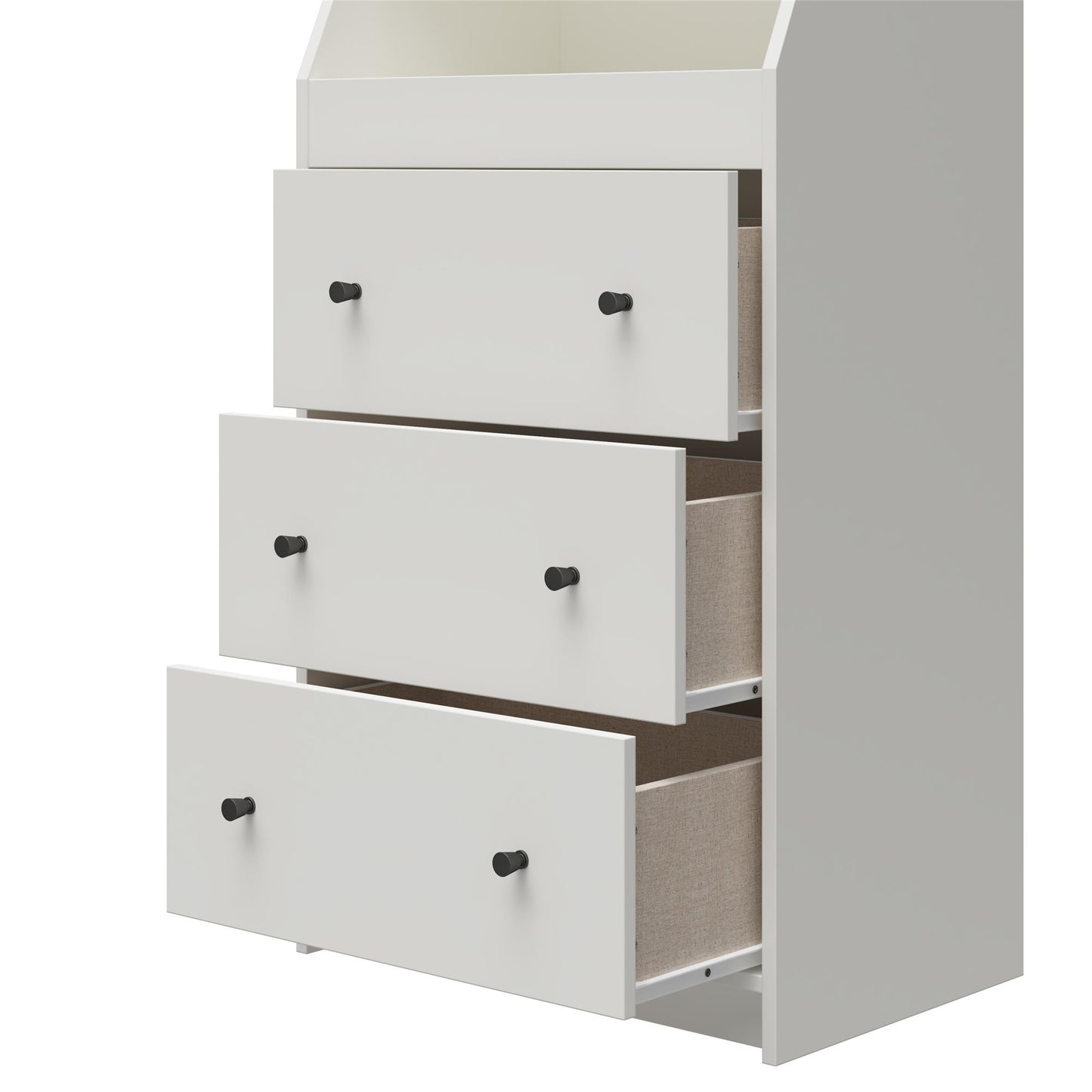 The Loft 3 Drawer Dresser - White