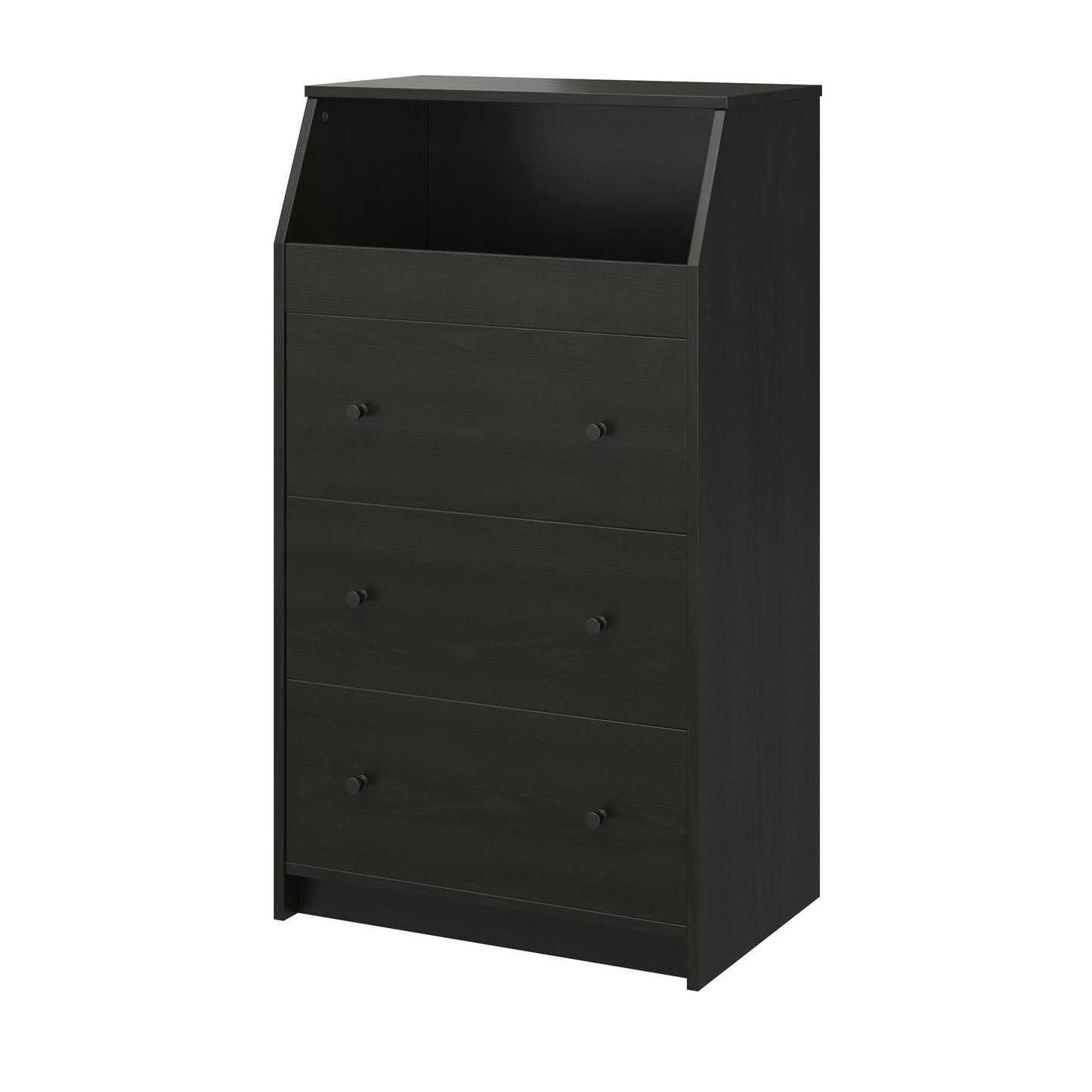 The Loft 3 Drawer Dresser - Black Oak