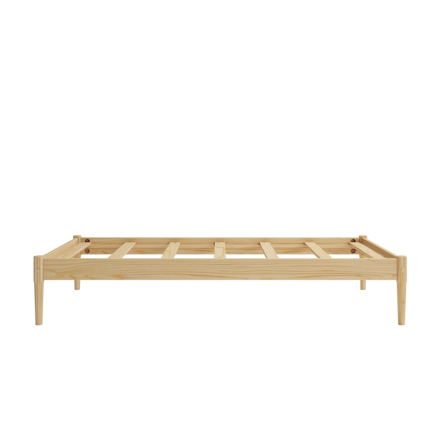 DHP Lorriana Wood Platform Bed, Twin Size, Natural - Natural - Twin