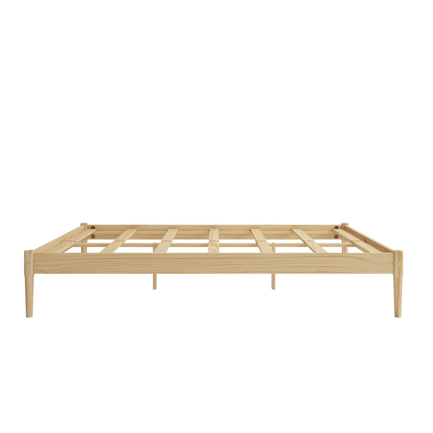 DHP Lorriana Wood Platform Bed, Queen Size, Natural - Natural - Queen