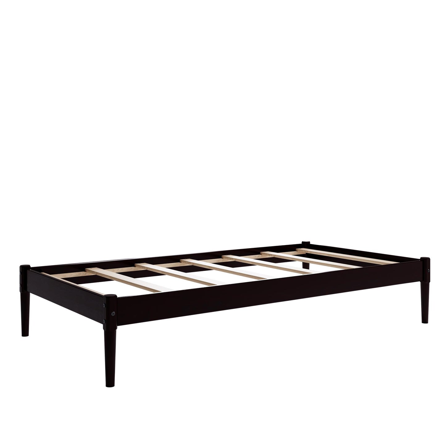 DHP Lorriana Wood Platform Bed, Twin Size, Espresso - Espresso - Twin
