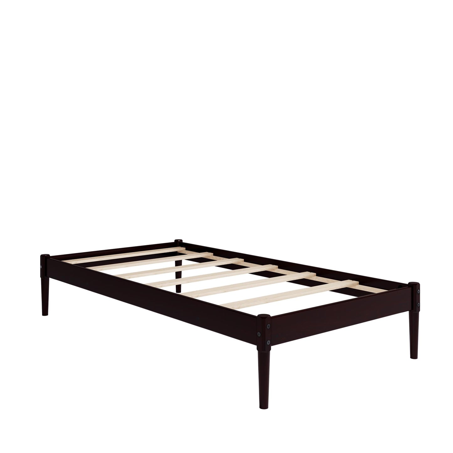 DHP Lorriana Wood Platform Bed, Twin Size, Espresso - Espresso - Twin
