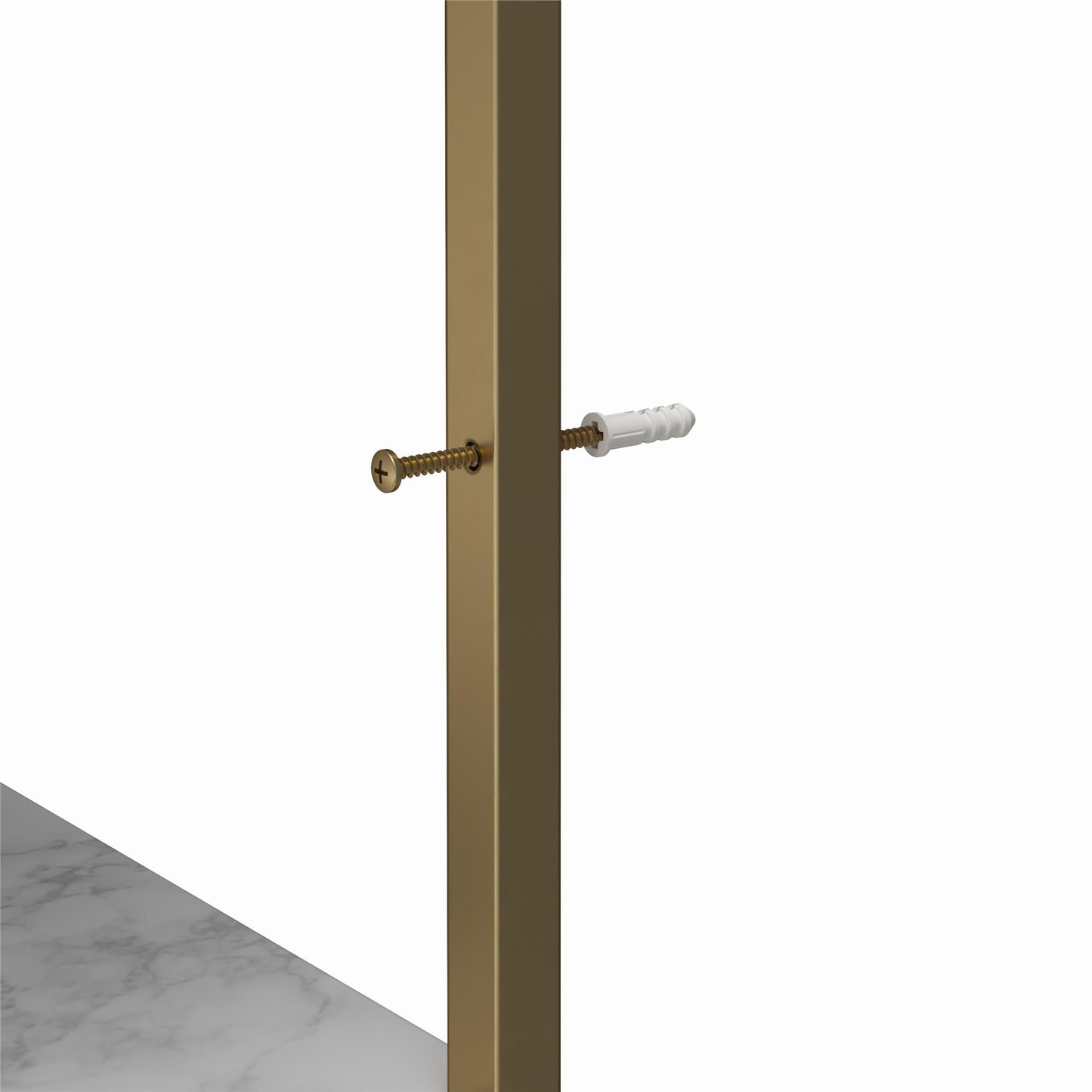 Gwyneth Closet - Shelves - White marble