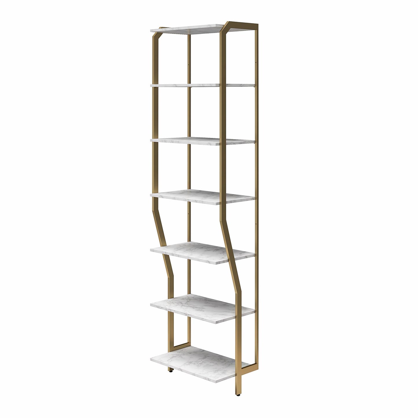 Gwyneth Closet - Shelves - White marble